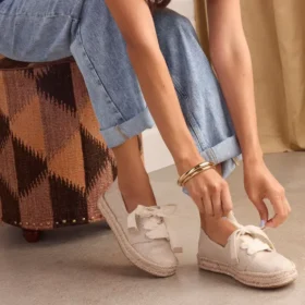 Alpargatas Carolina con cordones para mujer