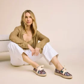 Alpargatas Carolina con cordones para mujer