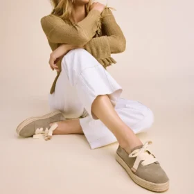 Alpargatas Carolina con cordones para mujer