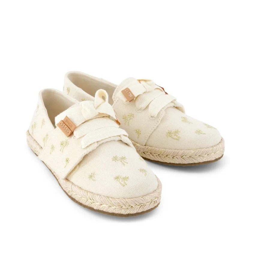 Alpargatas con cordones Carolina para niños Alpargatas con cordones Carolina para niños