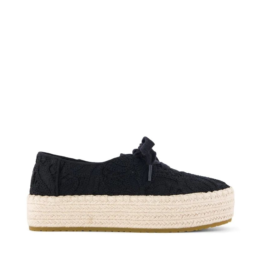 Alpargatas de plataforma con cordones Valencia para mujer Alpargatas de plataforma con cordones Valencia para mujer