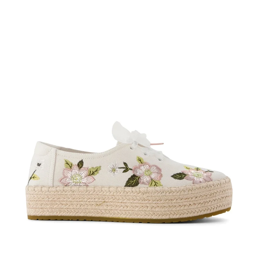 Alpargatas de plataforma con cordones Valencia para mujer Alpargatas de plataforma con cordones Valencia para mujer