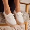 Alpargatas de plataforma con cordones Valencia para mujer Alpargatas de plataforma con cordones Valencia para mujer