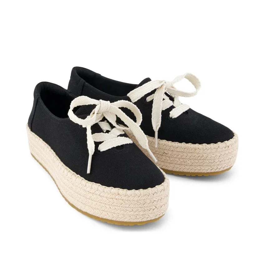 Alpargatas de plataforma con cordones Valencia para mujer Alpargatas de plataforma con cordones Valencia para mujer
