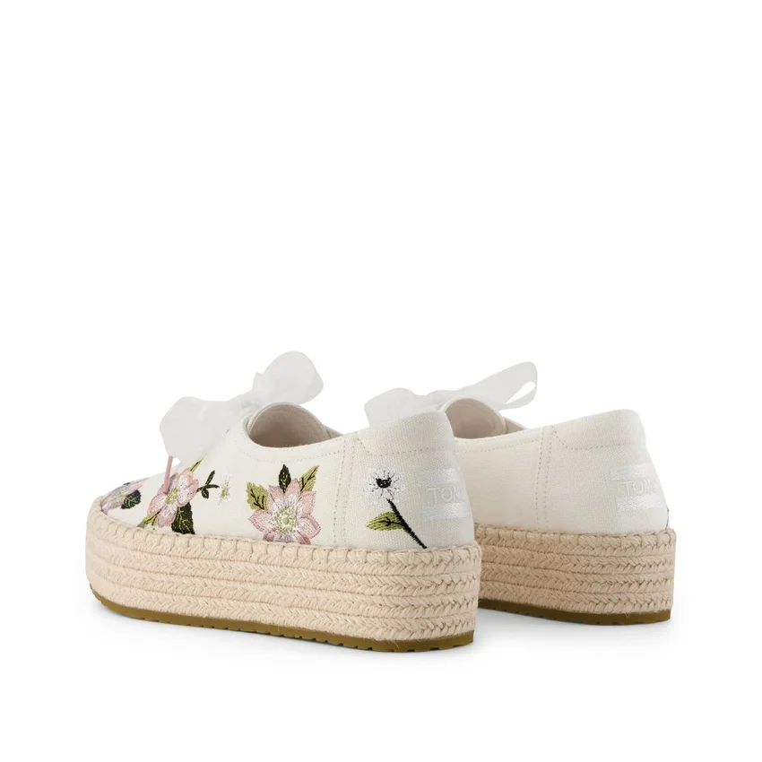 Alpargatas de plataforma con cordones Valencia para mujer Alpargatas de plataforma con cordones Valencia para mujer