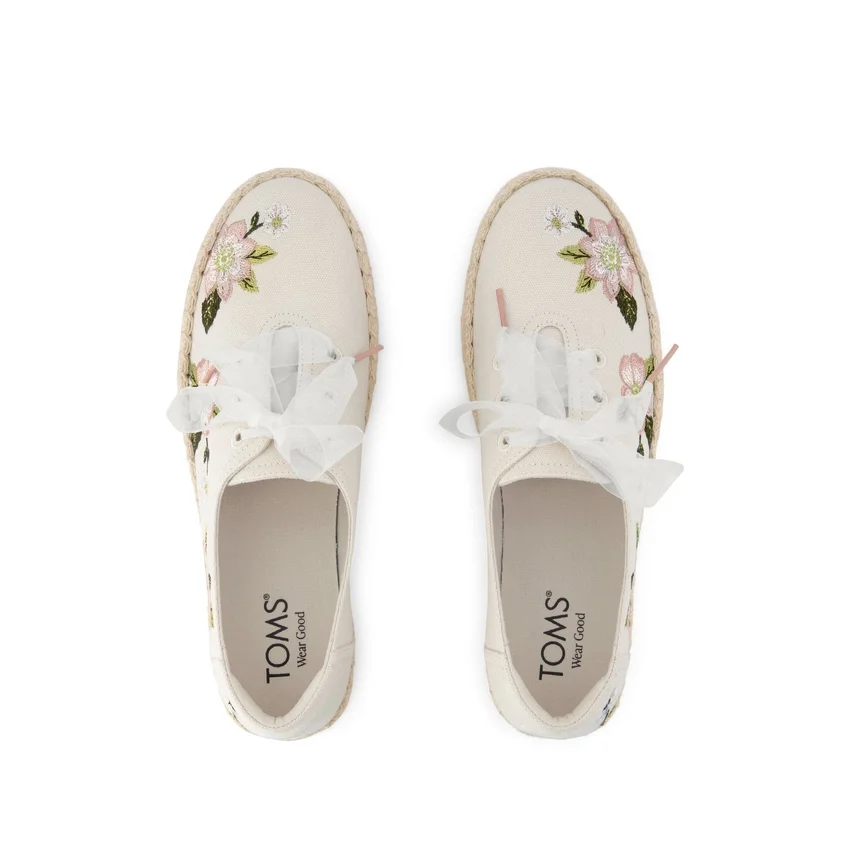 Alpargatas de plataforma con cordones Valencia para mujer Alpargatas de plataforma con cordones Valencia para mujer