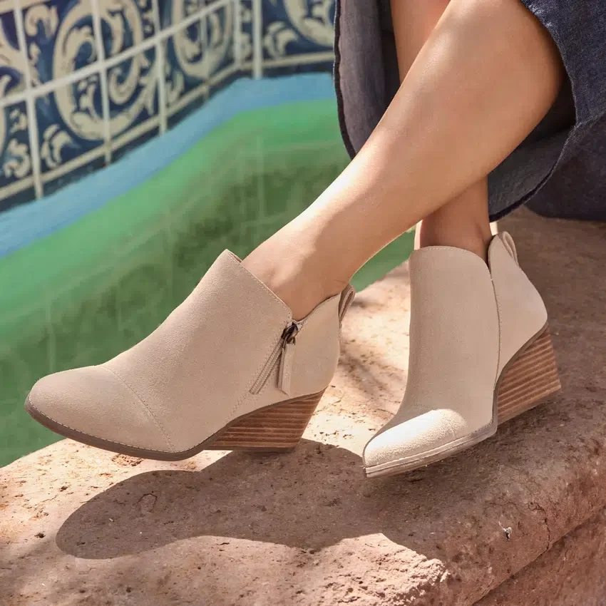 Botas de cuña Goldie para mujer Botas de cuña Goldie para mujer