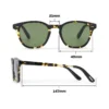 Gafas de Sol Wyatt unisex hechas a mano Gafas de Sol Wyatt unisex hechas a mano