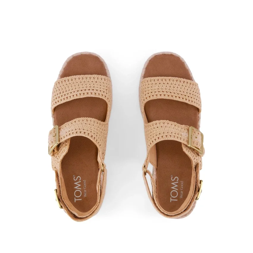 Sandalia de plataforma plana Giana para mujer Sandalia de plataforma plana Giana para mujer