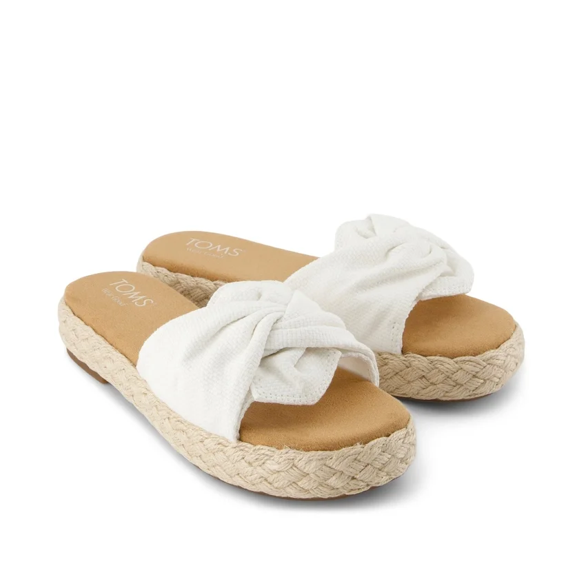Sandalia tipo alpargata con plataforma plana Abby para mujer Sandalia tipo alpargata con plataforma plana Abby para mujer