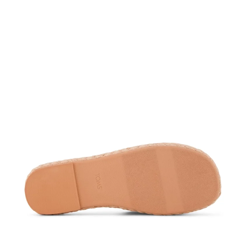 Sandalia tipo alpargata con plataforma plana Abby para mujer Sandalia tipo alpargata con plataforma plana Abby para mujer