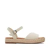 Sandalias de alpargata con plataforma plana Abby para mujer
