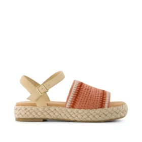 Sandalias de alpargata con plataforma plana Abby para mujer Sandalias de alpargata con plataforma plana Abby para mujer