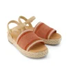Sandalias de alpargata con plataforma plana Abby para mujer