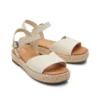Sandalias de alpargata con plataforma plana Abby para mujer