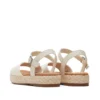 Sandalias de alpargata con plataforma plana Abby para mujer