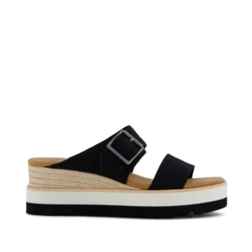 Sandalias de cuña con hebilla Diana para mujer