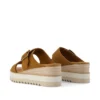 Sandalias de cuña con hebilla Diana para mujer