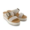 Sandalias de cuña con hebilla Diana para mujer