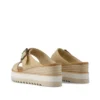 Sandalias de cuña con hebilla Diana para mujer