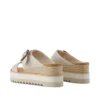 Sandalias de cuña con hebilla Diana para mujer
