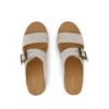 Sandalias de cuña con hebilla Diana para mujer
