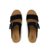 Sandalias de cuña con hebilla Diana para mujer