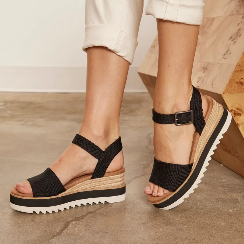 Sandalias de cuña Diana para mujer Sandalias de cuña Diana para mujer