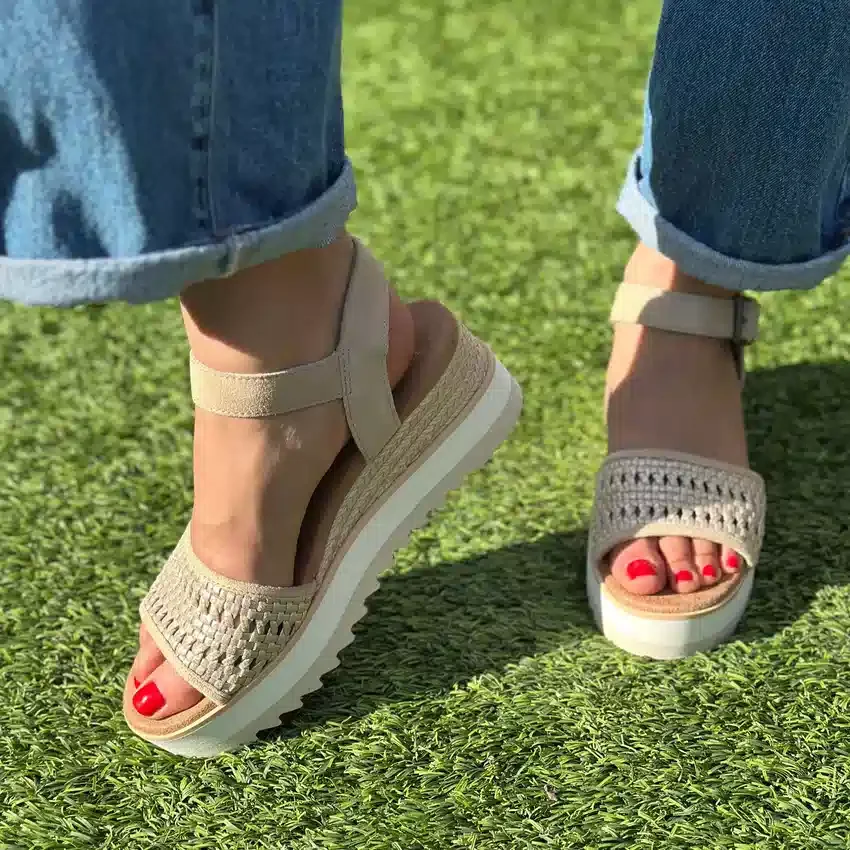 Sandalias de cuña Diana para mujer Sandalias de cuña Diana para mujer