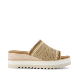 Sandalias de cuña tipo mules Diana para mujer