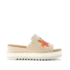 Sandalias de cuña tipo mules Diana para mujer