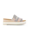 Sandalias de cuña tipo mules Diana para mujer