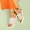 Sandalias de cuña tipo mules Diana para mujer Sandalias de cuña tipo mules Diana para mujer