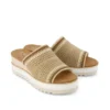 Sandalias de cuña tipo mules Diana para mujer