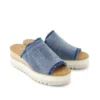 Sandalias de cuña tipo mules Diana para mujer