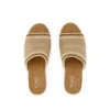 Sandalias de cuña tipo mules Diana para mujer