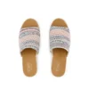 Sandalias de cuña tipo mules Diana para mujer