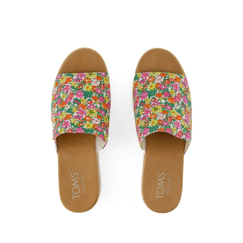 Sandalias de cuña tipo mules Diana para mujer Sandalias de cuña tipo mules Diana para mujer