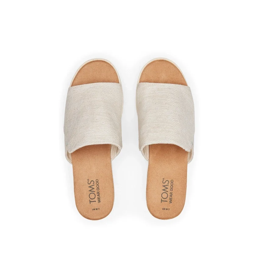 Sandalias de cuña tipo mules Diana para mujer Sandalias de cuña tipo mules Diana para mujer