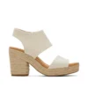 Sandalias de plataforma con cordón Majorca para mujer