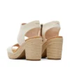 Sandalias de plataforma con cordón Majorca para mujer