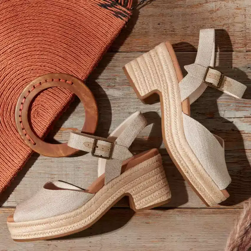 Sandalias de tacón con punta abierta Isla para mujer Sandalias de tacón con punta abierta Isla para mujer