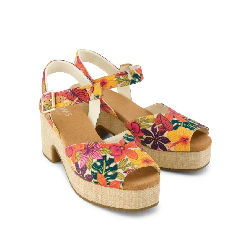 Sandalias de tacón con punta abierta Isla para mujer Sandalias de tacón con punta abierta Isla para mujer
