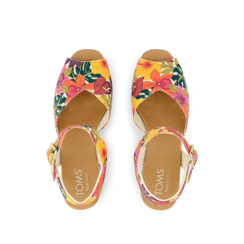 Sandalias de tacón con punta abierta Isla para mujer Sandalias de tacón con punta abierta Isla para mujer