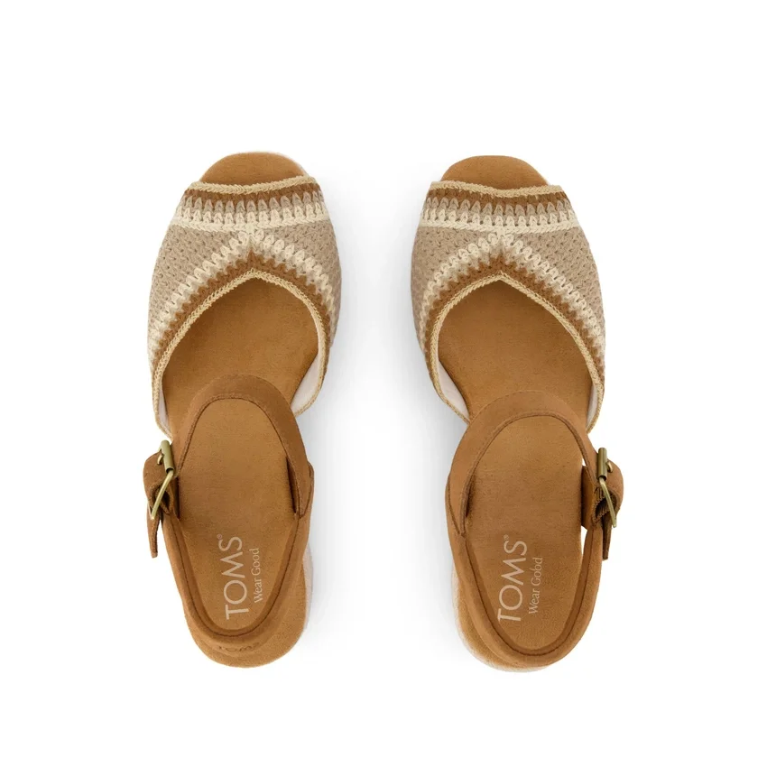 Sandalias de tacón con punta abierta Isla para mujer Sandalias de tacón con punta abierta Isla para mujer