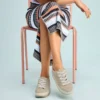 Zapatillas con plataforma y cordones Rea para mujer Zapatillas con plataforma y cordones Rea para mujer