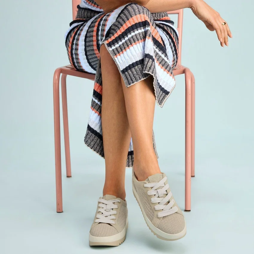 Zapatillas con plataforma y cordones Rea para mujer Zapatillas con plataforma y cordones Rea para mujer
