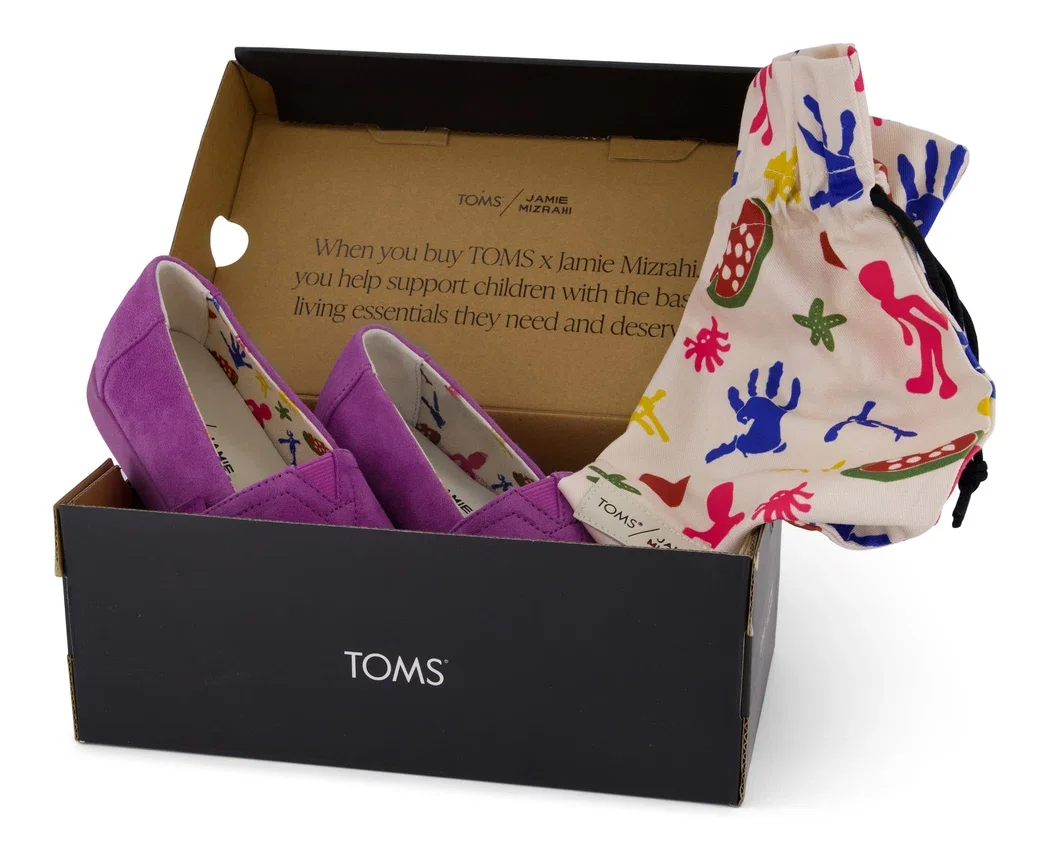 Zapatos Classic Alpargata para niños de TOMS x Jamie Mizrahi Zapatos Classic Alpargata para niños de TOMS x Jamie Mizrahi