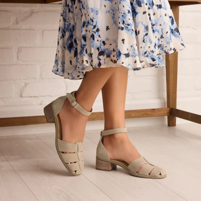 Zapatos de tacón tipo pescador Jaclyn para mujer Zapatos de tacón tipo pescador Jaclyn para mujer